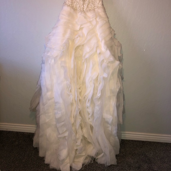 NWT Strapless Bridal Gown Wedding Dress SZ 10 - Picture 8 of 8
